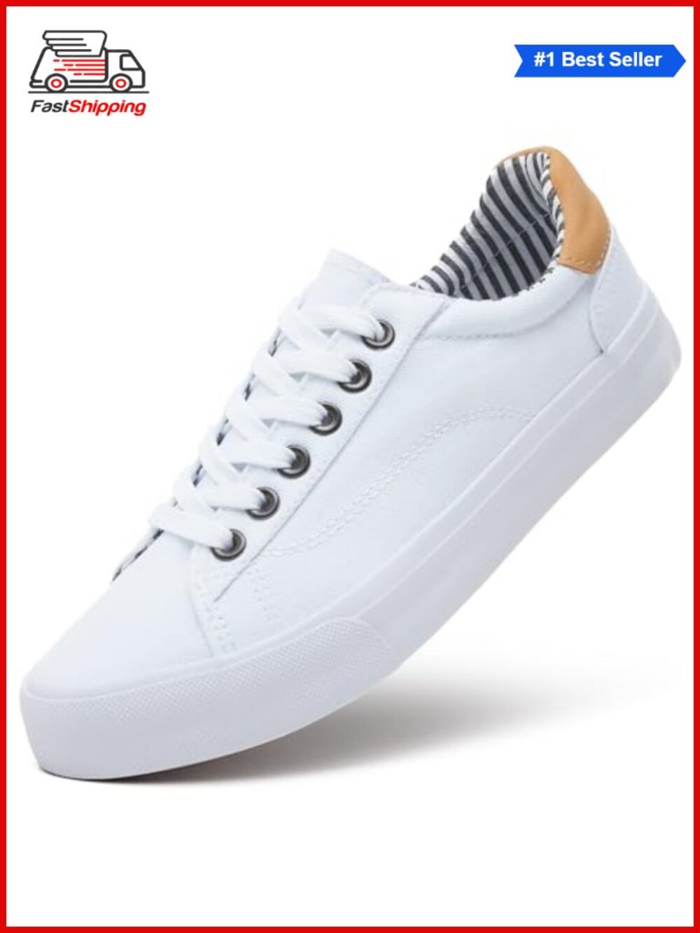 ✨ Women's Low Top Lace Up Canvas Sneakers Comfortable Tennis Shoes for Walking